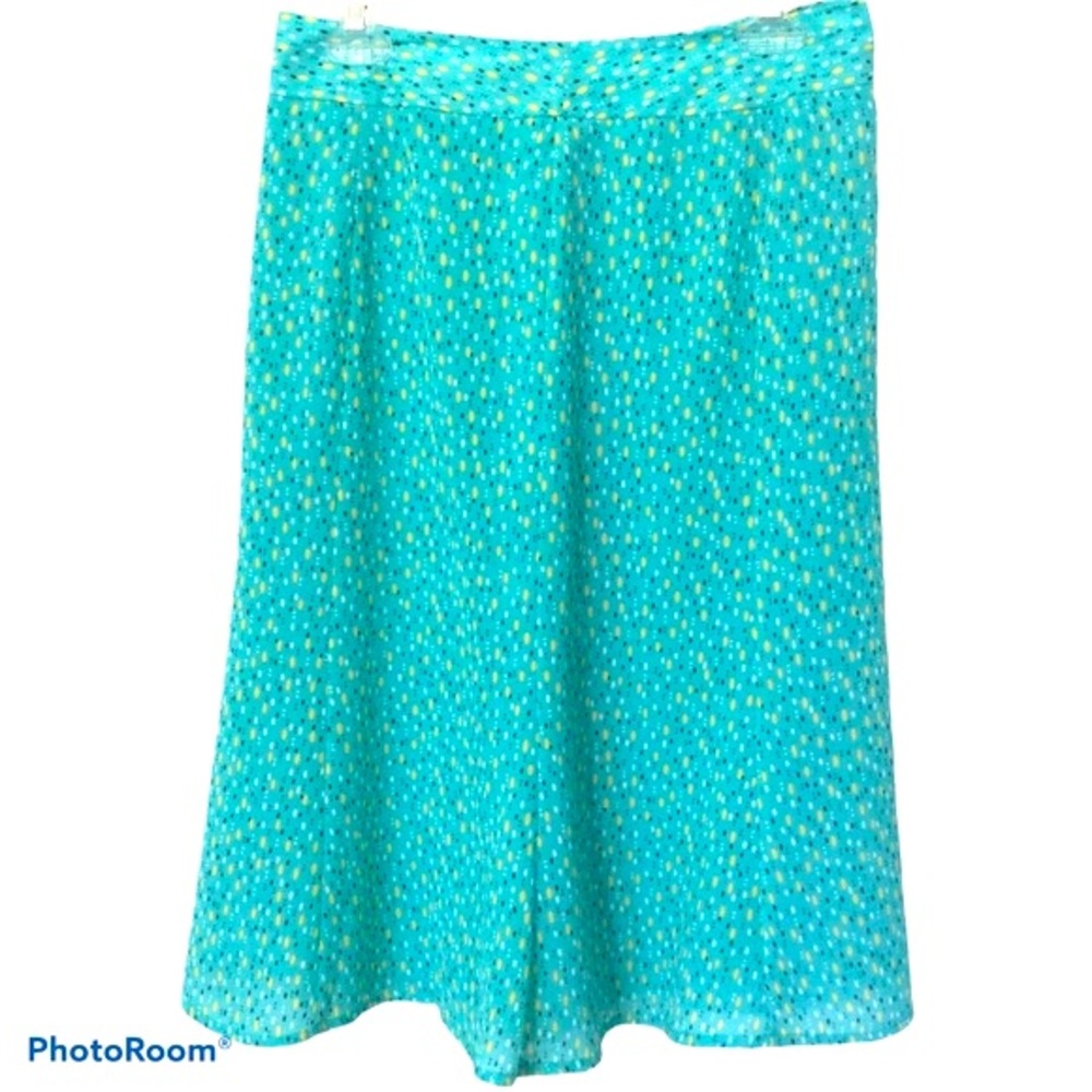 NEW ELEMENTZ Women's Soft Dressing Casual Belle Chiffon Dots Skirt Size  S.